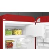 Холодильник SMEG 50-х годов, однокамерный, красный, 122 л, с морозильной камерой и стандартным компрессором