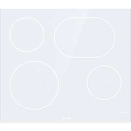 Электрическая варочная панель GORENJE ect643syw, сенсорное управление, 59,5×5,4×52 см, белая, без рамки