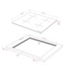Варочная поверхность Kuppersberg индукционная с Flexi-zone, 9 уровней мощности, таймером и Booster, черная