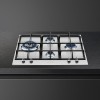 Встраиваемая газовая панель SMEG/ Газ, Classica,газовая варочная панель, 60 см,нержавеющая сталь