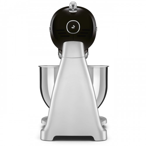 Планетарный миксер SMEG 800 Вт, 4.8 л, 10 скоростей, черный - стиль 50-х годов
