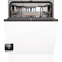 Посудомоечная машина Gorenje GV673B65, встраиваемая, 16 комплектов, 3 корзины, инверторный мотор, Wi-Fi, сенсорное управление, AquaStop, А+++, 42 дБ