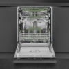 Посудомоечная машина Smeg 60 см встраиваемая, 13 комплектов, 11 программ, сенсорное управление, ActiveLight, Dry Assist, автоматическое открывание дверцы, 3 корзины, AquaStop, класс энергоэффективности С