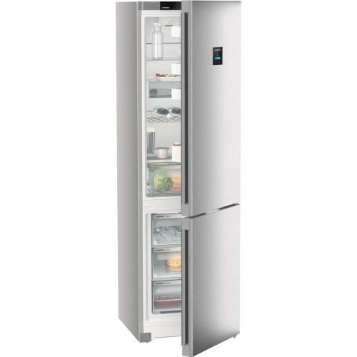 Холодильники LIEBHERR/ Plus, EasyFresh, МК NoFrost, 3 контейнера МК, в. 201,5 см, ш. 60 см, г. 67.5 см, класс ЭЭ A++, внутренние ручки, двери SteelFinish, дисплей на двери, IceMaker-Tank