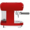 Ручная кофемашина Smeg в стиле 50-х, красная, с регулируемой температурой и давлением 15 бар