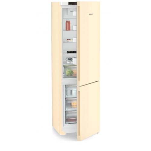 Холодильник LIEBHERR Pure с технологией EasyFresh, NoFrost, 3 контейнера, 201,5 см, A класс, бежевый цвет