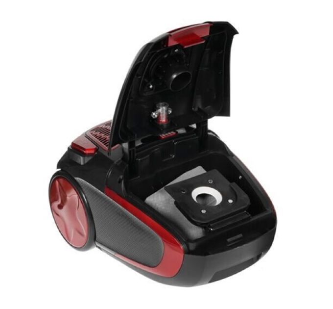 Пылесос Delta lux DL-0848 черный с красным
