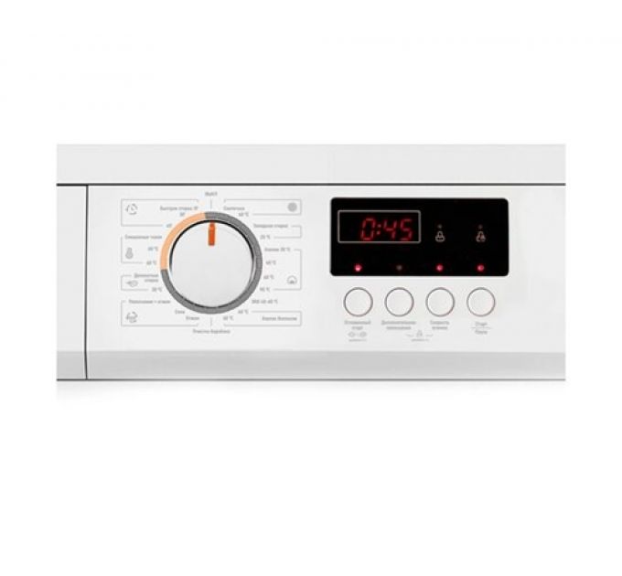 Стиральная машина Centek CT-1910 (белый) 1000 / 6кг / 40см / 23пр /LED-Дисплей/Очистка барабана/A+