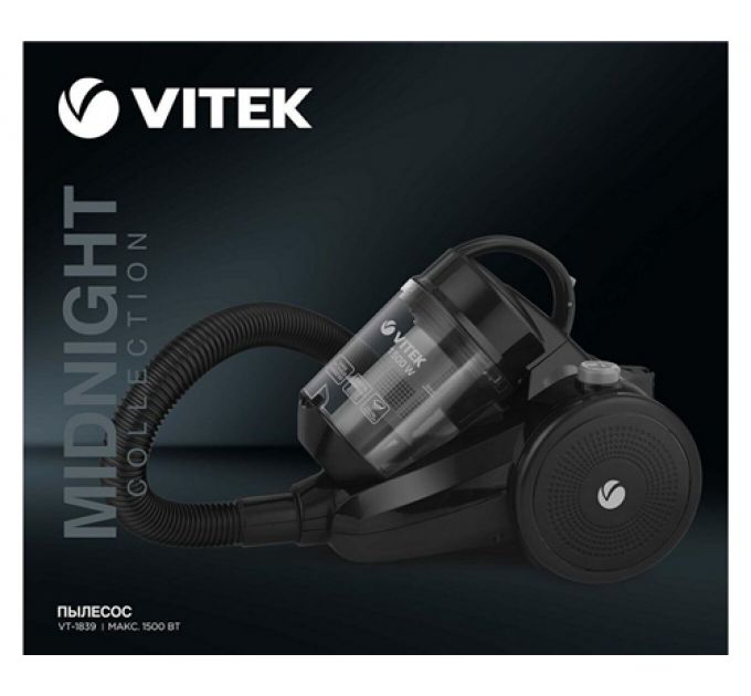 Пылесос Vitek Midnight VT-1839 черный
