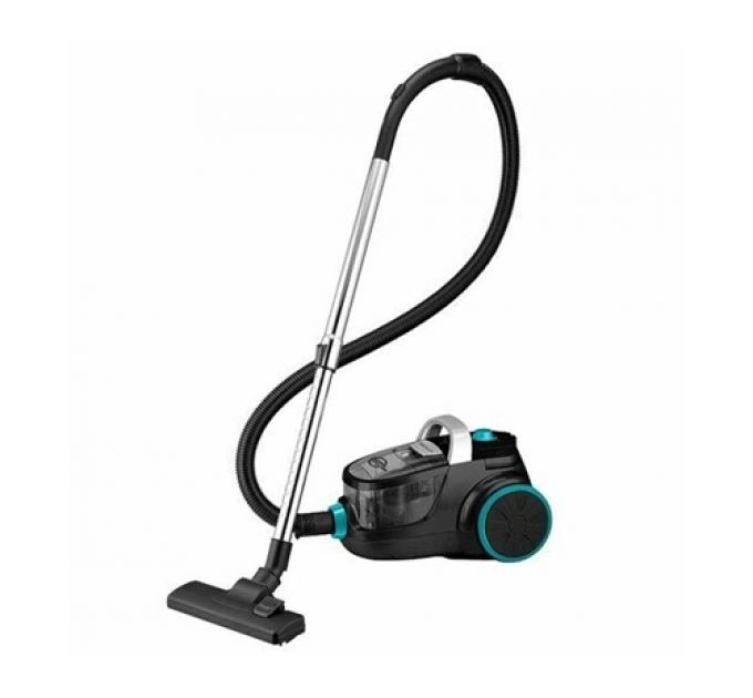 Пылесос DELTA Lux DL-0836 черный с бирюзовым
