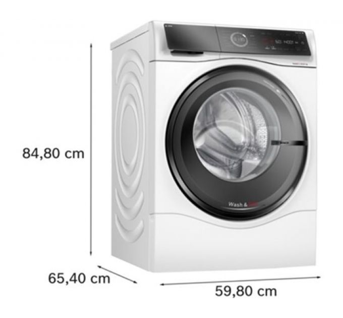 Стиральная машина Bosch Serie 8 WNC254A0SN с сушкой белый