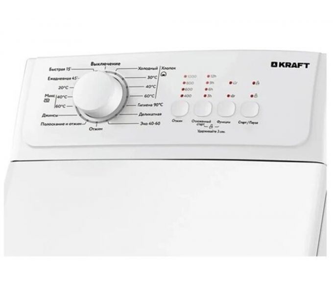 Стиральная машина вертикальная KRAFT KF-UME6201W
